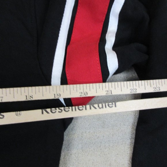 VINTAGE Marines Hoodie Mens Medium Black USMC US Honor Sweatshirt Made In USA * - Picture 12 of 13